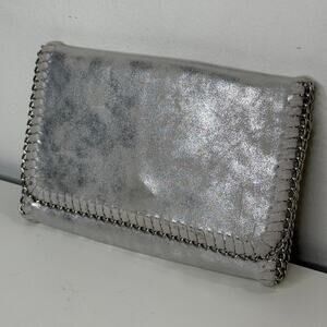 Chelsea28 Metallic Silver Crossbody Bag